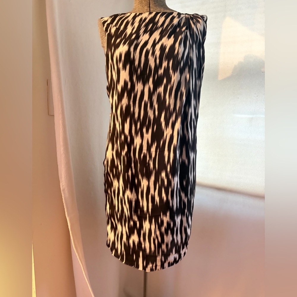Ports 1961 NWT slik ikat-style zebra dress